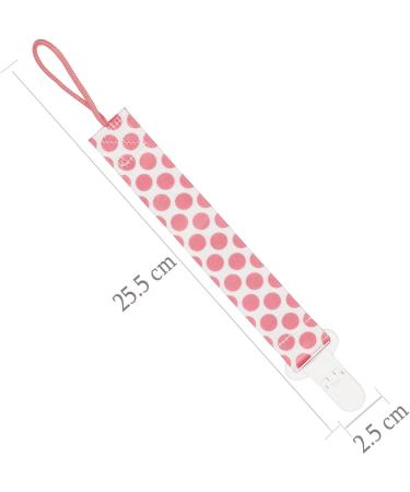 FenFang Baby Dummy Clips 5 PCS - Pink Pacifier Holder Straps for Boys and Girls | Teething Soother Chain Clips - Unisex Neutral Design - Buy Online on GoSupps.com
