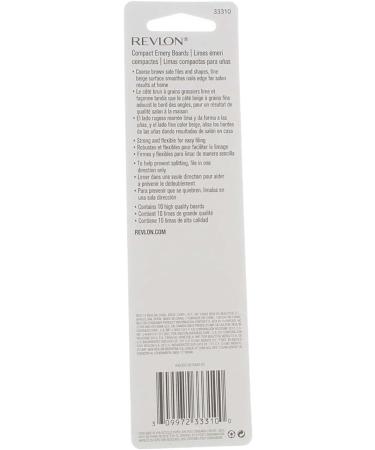 Revlon Compact Emery Board - 10 ea (Pack of 6) | Premium Nail Care | International Shipping Available - Buy Online on GoSupps.com