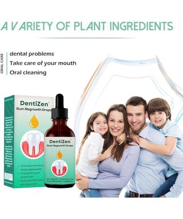 Dentizen Gum Regrowth Drops - Natural Therapy for Receding Gums and Teeth Whitening - Buy Online on GoSupps.com