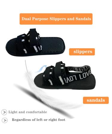 Post Op Shoe & Waterproof Leg Cast Cover Adjustable Recovery Boots for Foot Sprains & Ankle Fractures Medical Cast Shoe Covers for Left & Right Feet - Black M - Buy Online on GoSupps.com