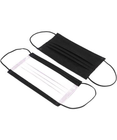Black Disposable mask Three Layers Non-Woven mask Thickened - Buy Online on GoSupps.com