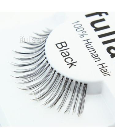 45  12 Pairs ifullash 100% Human Hair Eyelashes