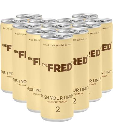  THE FRED THE FRED PUSH YOUR LIMITS - Sugar-Free Energy Drink - Focus your concentration with natural caffeine from green tea extract - 12 x 250ml cans - Buy Online on GoSupps.com