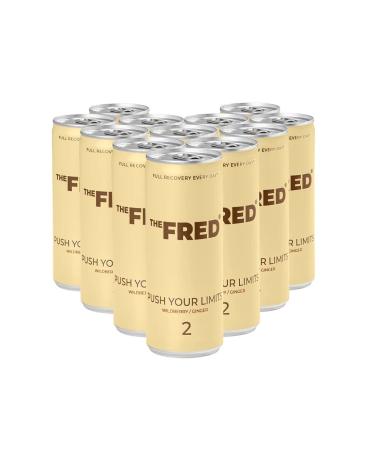 THE FRED THE FRED PUSH YOUR LIMITS - Sugar-Free Energy Drink - Focus your concentration with natural caffeine from green tea extract - 12 x 250ml cans