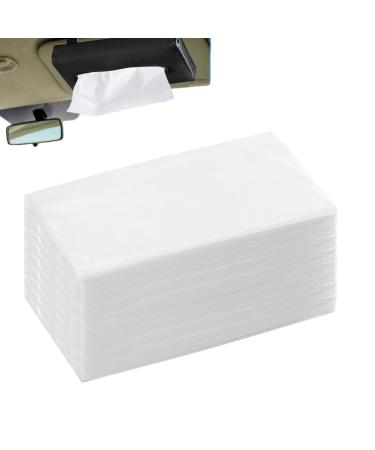Car Tissue Refills Car Travel Tissue Paper Soft Facial Tissue Paper Multi-use Car Tissue Paper Car Tissue Auto Visor Tissue Refills Double Layer Travel Tissues Travel Paper Towels