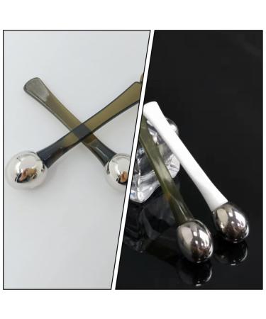 Mobestech Eye Massage Device - 4 Piece Metal & Plastic Eye Cream Roller Set | Skincare Tools for Women | Eye Massager & Spatula - 5.7x1.2cm | Available in Multiple Colors - Buy Online on GoSupps.com