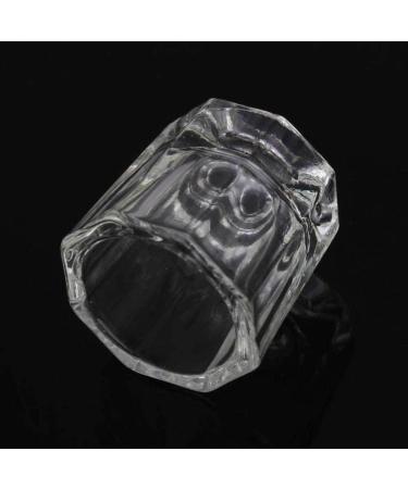 2pcs Nail Acrylic Liquid Cups Powder Dish Replacement Glass Crystal Cups Polish Glassware Tools (Octogonal) Glass Crystal Cups - Buy Online on GoSupps.com