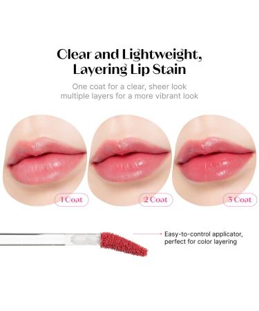 ETUDE Fruity Dewy Tint 02 Fig Parfait | Vegan Lip Stain | Watercolor Finish | Essential Ingredients for Perfect Lips - Buy Online on GoSupps.com