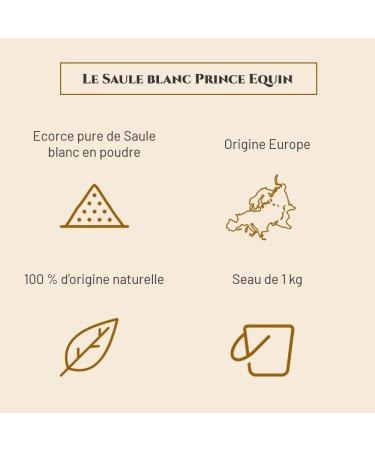 PRINCE EQUIN - SAULE BLANC - Horse nutritional supplement - Bucket 1 kg - Joint comfort - Joint flexibility - French brand - Buy Online on GoSupps.com