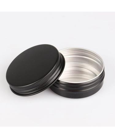 Zeoabsy 10x 30ml Matte Black Aluminum Jars - Empty Round Containers with Screw Caps for International Shipping - Buy Online on GoSupps.com
