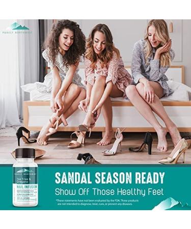 Purely Northwest Tea Tree Oil Foot Soak & Nail Repair Oil Set for Damaged Nails, Athlete's Foot, Smelly Feet & Calluses - Made in USA - Buy Online on GoSupps.com