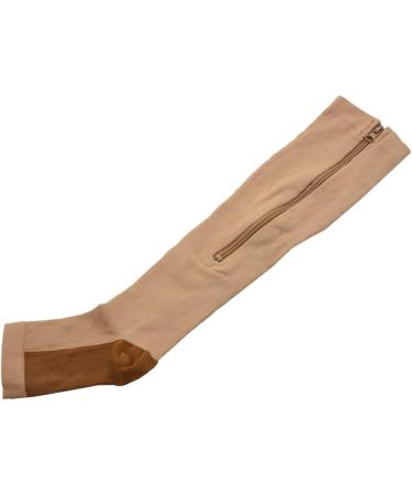 VENEKA Compression Stockings XXL - Open Toe Varicose Veins Socks with Zipper | 4 Pack Nylon Stretch - International Shipping Available - Buy Online on GoSupps.com