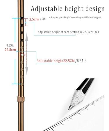 Cane Adults Assistance Forearm Crutches with Comfy Handle Aluminum Alloy Forearm Walking Cane Ergonomic Shock-Absorbing Walking Stick Lightweight 10 Files Adjustable B 2 Units (B Lucky Star B 1Units - Buy Online on GoSupps.com