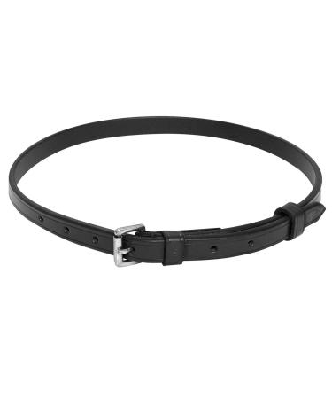 Kieffer replacement flash strap Belinda black with chrome fittings warmblood