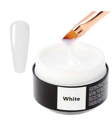 Sincero salon assembly gel for gel nails - White - UV gel for nail extension and modeling - nail art gel nail - acrylic gel for nails - color gel for gel nails - sealing gel for gel nails - 15ml 15 ml (1 Pack) White - Buy Online on GoSupps.com