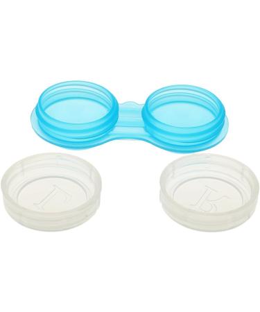 10pcs Portable Blue Contact Lens Holder Case - Travel Soaking Container for Easy Use - Buy Online on GoSupps.com