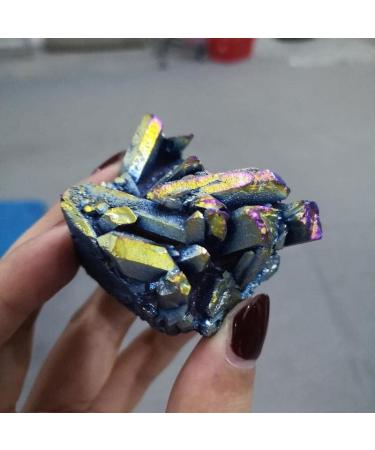 Natural Crystal Rough Natural Quartz Rainbow Cluster Crystals Stone for Specimen Home Decor Gift Metaphysical Stone (Color : Colorful Size : 40-50g) 40-50g Colorful - Buy Online on GoSupps.com