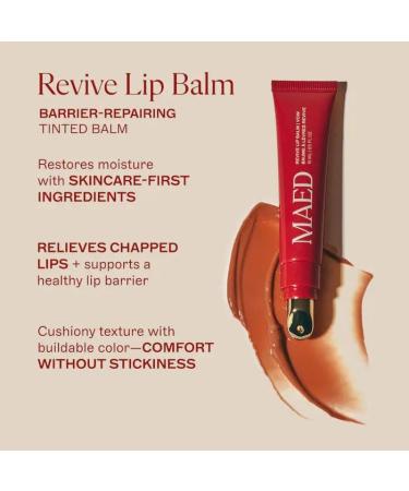 Revive Lip Balm for Barrier Repair - Hydrating Nourishing & Restorative Lip Treatment - Soothes Heals and Protects Dry or Chapped Lips - Color: Vow - (soft nude with beige undertones) - Buy Online on GoSupps.com