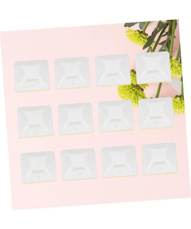 1000pcs Car Oil Container Cable Holders for Cords Cable Tie Organizers Nylon Cable Tie Accessories Zip Tie Adhesive-Backed Mount Wire Holders Rubber Rope Zipper White Self-Adhesive - Buy Online on GoSupps.com