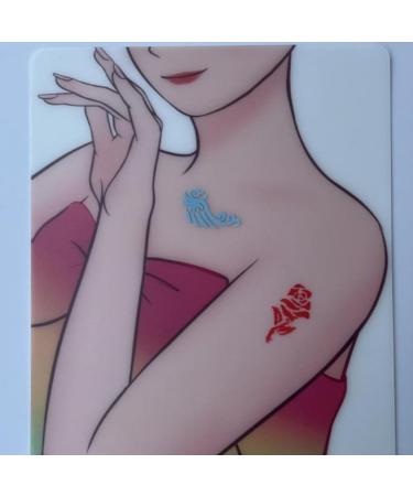 2 Piece Faces Practice Board Set - Face Painting & Display Tool for Makeup Artists - Reusable Side Face & Arm Templates - Buy Online on GoSupps.com