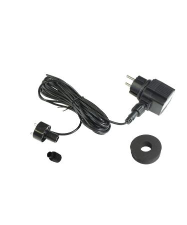 Arnusa source stone lighting fountain lighting LED + power supply pond lighting (RGB-color change) 30mm 5 meters cable 1/2 "and 3/4" hose connection LED ring with foam seal