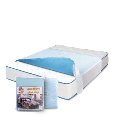 Pimpam factory- absorbent waterproof and washable documents- Dimensions: 90 x 85 cm- breathable- Ideal for nursing home and hospital beds Packs: 2 pack 2/90 x 85 cm