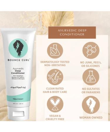 Bounce Curl Ayurvedic Deep Conditioner - Intensely Nourishing Hair Treatment - Buy Online on GoSupps.com