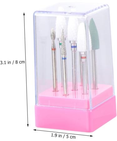 FRCOLOR 3 Sets ceramic drill bit nail Drill Replacement Bits nail polishing file bit heads nail Diamond Drill Bits nail Art grinding head nail bit Tungsten steel to rotate sand head - Buy Online on GoSupps.com
