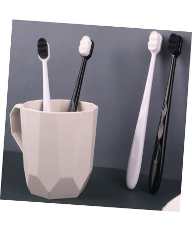 Buy Goohochy Soft Toothbrush with Bristle Cleaning Tool & Dental Floss - Ideal for Oral Care | 1 Pack Black - Perfect for Pregnant Women - Buy Online on GoSupps.com