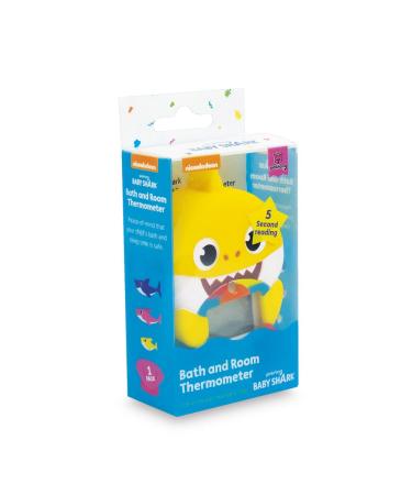 Baby Shark Bath Thermometer - LCD Digital Display for Quick 10 Second Response Time, Ideal for Babies and Children's Bath Temperatures - Suitable for the Whole Family - Buy Online on GoSupps.com