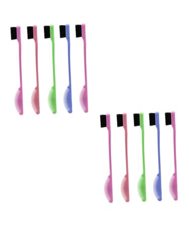 Angoily 10 Pcs Eyelash Brush Eyelash for Eyelash Extensions Makeup Items Brow Brush Comb Makeup Tools Modify 18x2cmx2pcs As Shownx2pcs