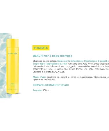 Cotril Beach Kit Shampoo 300 ml + Mask 200 ml + Milk 150 ml - Buy Online on GoSupps.com