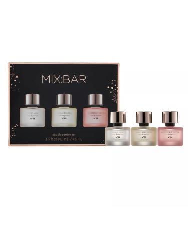 Mixbar Mini Trio Gift Set - 3 x 0.75 fl oz - Fragrance Collection for Men & Women - Mixbar Perfume SetTravel Size Perfumes - Buy Online on GoSupps.com