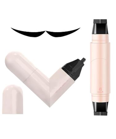 Eye End Wing Stamp - Double-Tipped Eye Corner Wing Stamp for Makeup | Water-Resistant Creamy Gel Cosmetics Everyday Stencil for Commutes Dates Travel