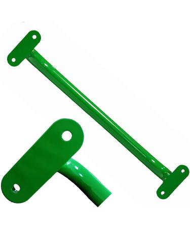 13'' Metal Green Playground Kids Safety Handles - 500lbs Capacity (1 Pair) - Swing Set & Jungle Gym Accessories - Buy Online on GoSupps.com