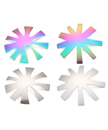 French Smile Line Tip Cutter Set - Nail Art Manicure Edge Trimmer Stencil - Almond V Shape Plate Guides Module - DIY Nail Acrylic Tool Kit - Buy Online on GoSupps.com