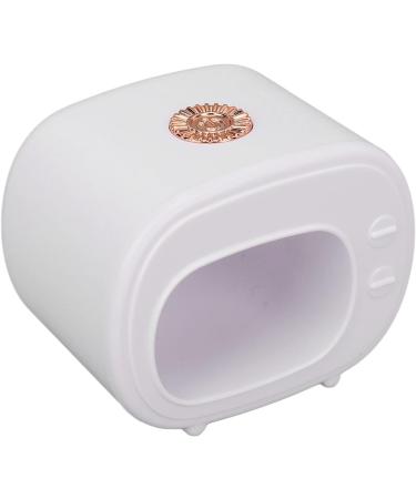 Mini UV LED Nail Lamps with 4 Lamp Beads Fast Drying Portable Gel Nail Polish Curing Lamp Soft Lighting Suitable for All Nail Polishes (White) - Buy Online on GoSupps.com