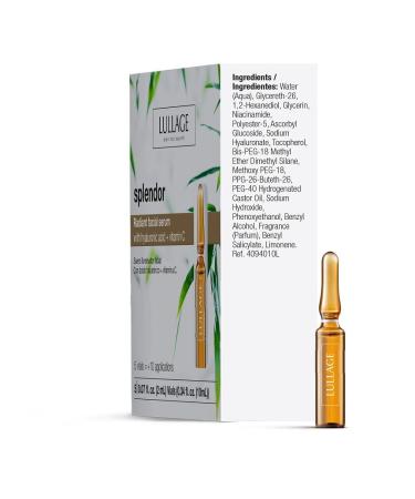 Splendor Radiant Facial Serum Ampoules | Hyaluronic Acid & Vitamin C for Skin Firming | Lullage Revitalizing Serum - Buy Online on GoSupps.com