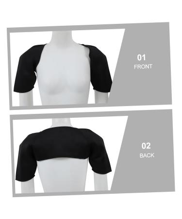 FRCOLOR Warm Shoulder Strap & Stabilizer - Women's & Men's Shoulder Pads for Posture & Comfort - Perfect for Football & Daily Wear (Black - Buy Online on GoSupps.com
