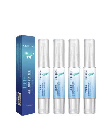 EELHOE Teeth Whitening Essence Teeth Whitening Essence Pen 2023 New Teeth Whitening Essence Pen Teeth Stain Remover to Whiten Teeth Teeth Whitening Gel Teeth Whit ning Pen (4pc)