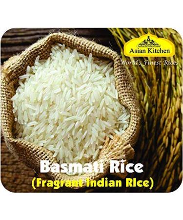 Premium 10lb Silver White Basmati Rice - Extra Long Aged, Indian Origin, Export Quality, All Natural, Gluten-Friendly, Vegan - 1 Pack - Buy Online on GoSupps.com