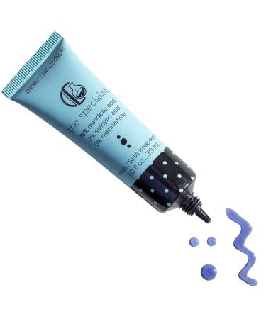 Chemist Confessions The Specialist Blackhead Exfoliation AHA/BHA Treatment Scrub & Mask 18% Mandelic Acid 2% Salicylic Acid and 5% Niacinamide Clears Blackheads & Unclogs Pores - 1 Fl oz