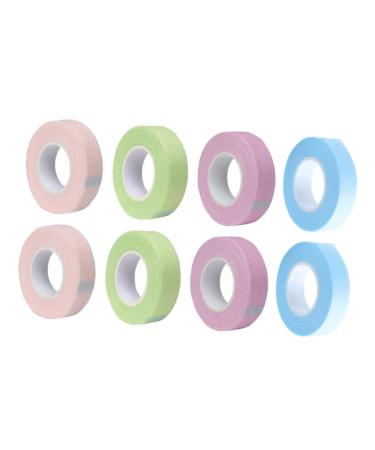 Beavorty 12 Rolls Lash Tape Lashes Tool under eye tape lash extension supplies fabric lash tape medical tape Grafting Eyelash Tapes non-woven fabric stickers breathable