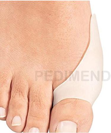 Pedimend Silicone Gel Toe Separator - Valgus Protector & Bunion Corrector for Men & Women - Foot Care (1 Pair) - Buy Online on GoSupps.com