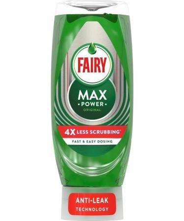 Fairy Max Power Antibacterial Washing Up Liquid 640 ml Tea Tree Extract + Fairy Max Power Original Washing Up Liquid 640 ml - Buy Online on GoSupps.com