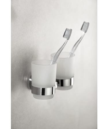 Buy WENKO Duo Bosio Stainless Steel Toothbrush Cup Holder Elegant & Durable | International Shipping Available - Buy Online on GoSupps.com