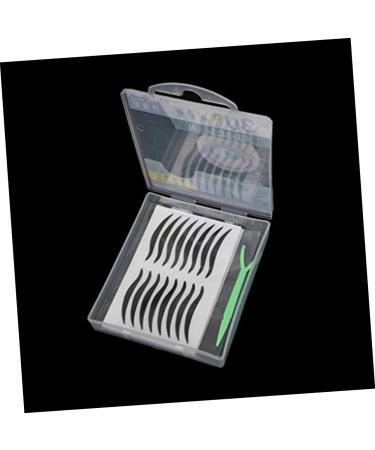 FOMIYES 80 Pairs Double Eyelid Tape Eyeshadow Eyeline Tape Sticker Temporary Eye Liner Invisible Tape Black - Buy Online on GoSupps.com