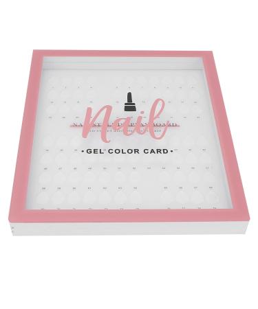 Nail display book magnetic closure Select the desired color by number 79 nail polish pattern book for home for party for life while traveling