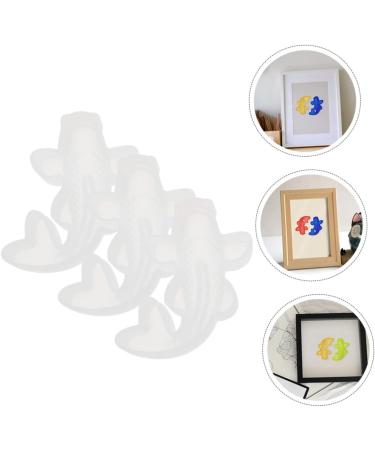 TEHAUX 9 Pcs Carp Silicone Mold Soap Molds Carp Resin Mold Fudge Candy DIY Candy Mold Silicone Mold for Crafts Jewelry Making Model Crafts Fish Mould Non Flexible Silica Gel Tool Whitex3pcs 2X4X5.8CMx3pcs - Buy Online on GoSupps.com