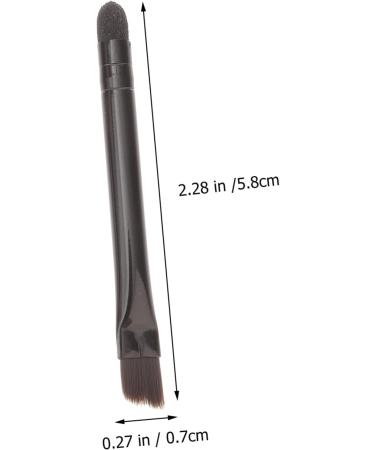 SOESFOUFU 10 Pcs Eye Shadow Brush Women Eyeshadow Brush Eye Makeup Cosmetic Black Stainless Steel - Buy Online on GoSupps.com